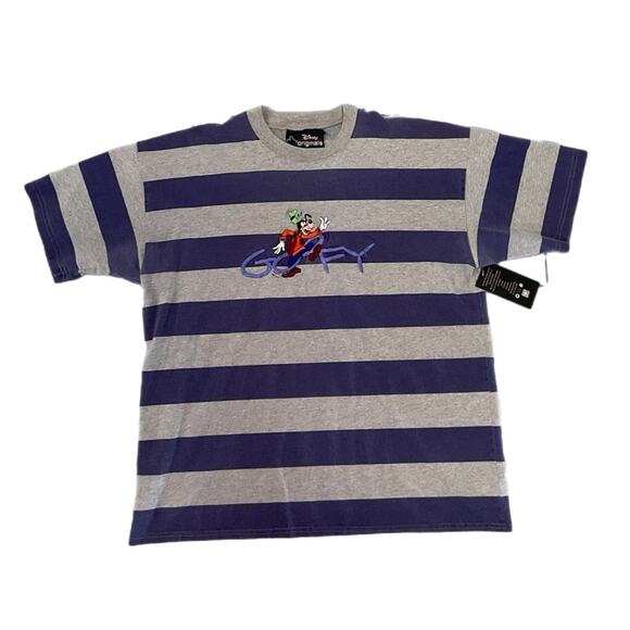 Vintage Disney Original Striped Goofy T-Shirt - Picture 1 of 4